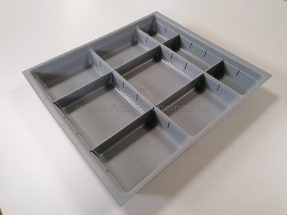 Organiza tu Cocina a tu Manera: Cubertero Gris Adaptable con Separadores Móviles - Imagen 6