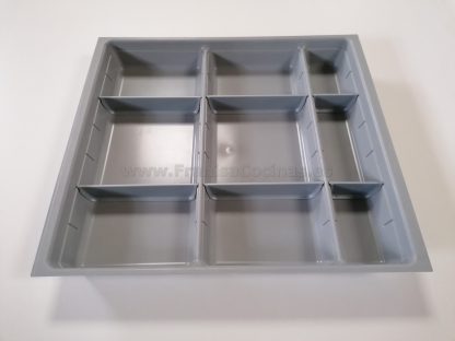 Organiza tu Cocina a tu Manera: Cubertero Gris Adaptable con Separadores Móviles - Imagen 5