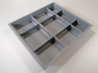 Organiza tu Cocina a tu Manera: Cubertero Gris Adaptable con Separadores Móviles - Imagen 4