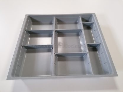 Organiza tu Cocina a tu Manera: Cubertero Gris Adaptable con Separadores Móviles - Imagen 2