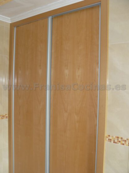 Armario empotrado 2 puertas correderas haya vaporizada