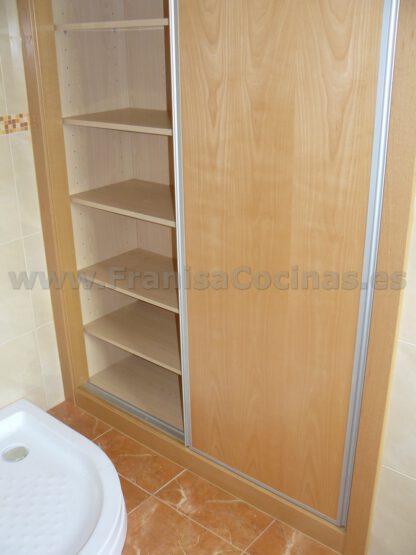 Armario empotrado 2 puertas correderas haya vaporizada - Imagen 6