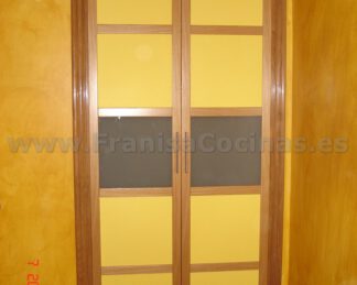 Armario empotrado puertas plegables