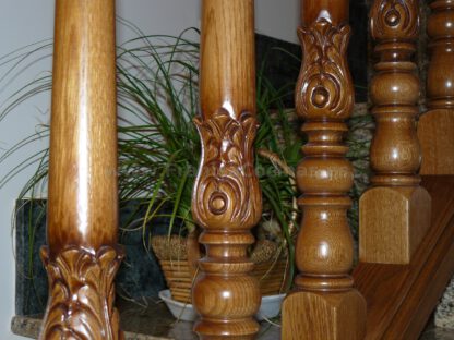 Balaustre de madera de roble - Imagen 9