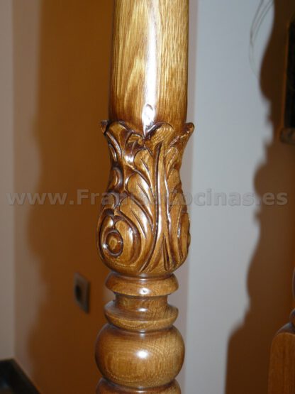 Balaustre de madera de roble - Imagen 10