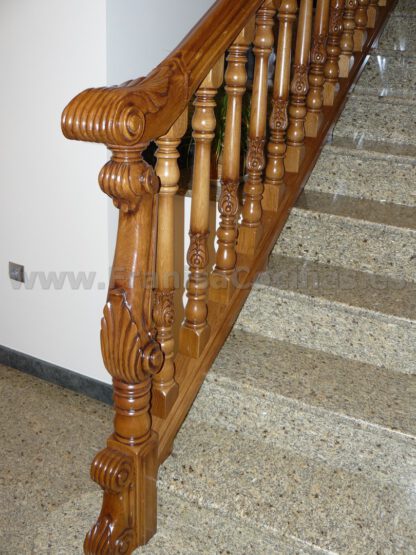 Balaustre de madera de roble - Imagen 7