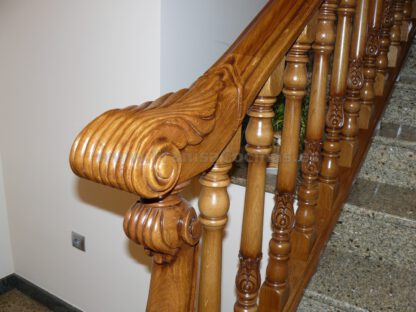 Balaustre de madera de roble - Imagen 8