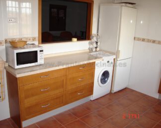 Muebles de cocina enmarcada haya color cerezo
