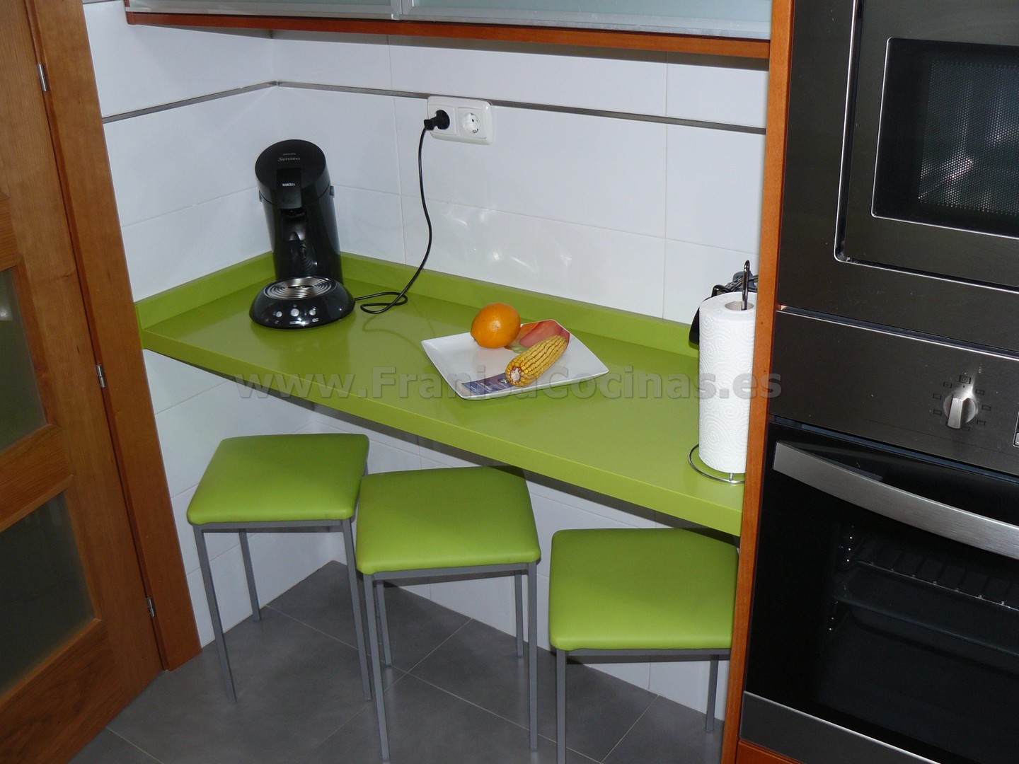 Muebles de cocina enmarcada madera haya - Imagen 5