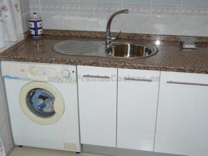 Muebles de cocina laminado estratificado blanco brillo AR+ - Imagen 7