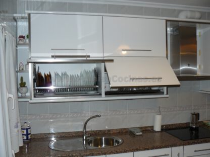 Muebles de cocina laminado estratificado blanco brillo AR+ - Imagen 15
