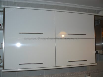 Muebles de cocina laminado estratificado blanco brillo AR+ - Imagen 16