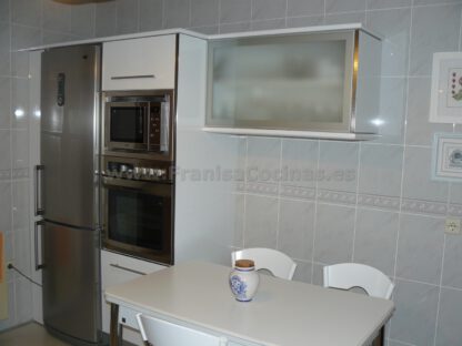 Muebles de cocina laminado estratificado blanco brillo AR+ - Imagen 19