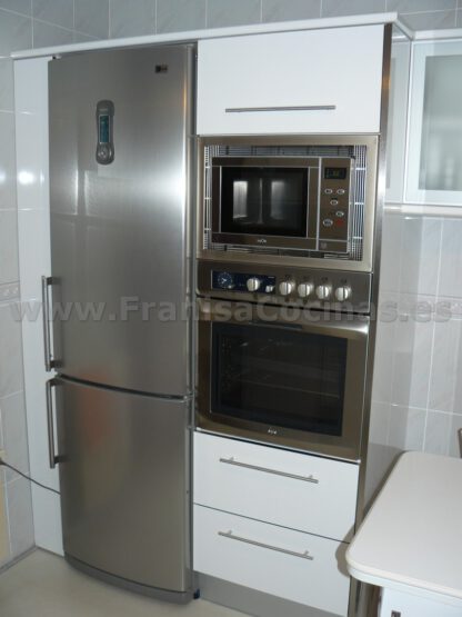 Muebles de cocina laminado estratificado blanco brillo AR+ - Imagen 21