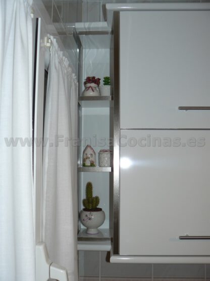 Muebles de cocina laminado estratificado blanco brillo AR+ - Imagen 29