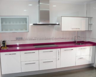 Muebles de cocina Luxe blanco alto brillo