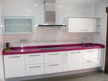 Muebles de cocina Luxe blanco alto brillo
