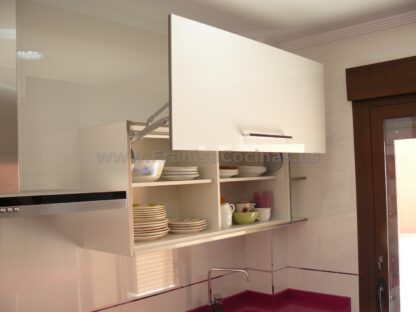 Muebles de cocina Luxe blanco alto brillo - Imagen 12