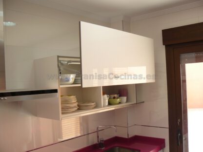 Muebles de cocina Luxe blanco alto brillo - Imagen 13