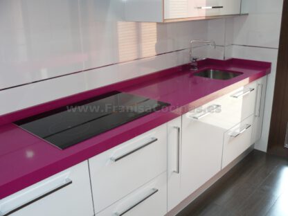 Muebles de cocina Luxe blanco alto brillo - Imagen 17