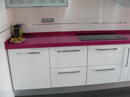 Muebles de cocina Luxe blanco alto brillo - Imagen 2