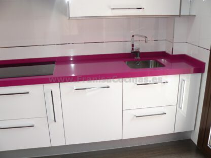 Muebles de cocina Luxe blanco alto brillo - Imagen 3