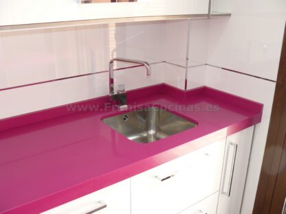 Muebles de cocina Luxe blanco alto brillo - Imagen 4