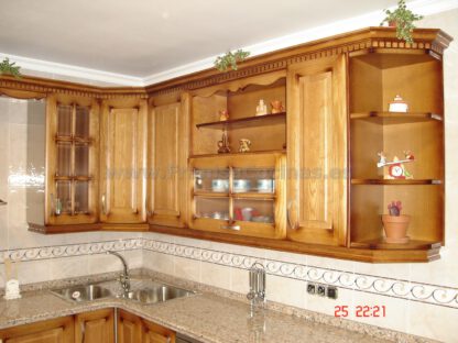 Muebles de cocina de madera fresno - Imagen 12