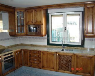 Muebles de cocina madera de fresno