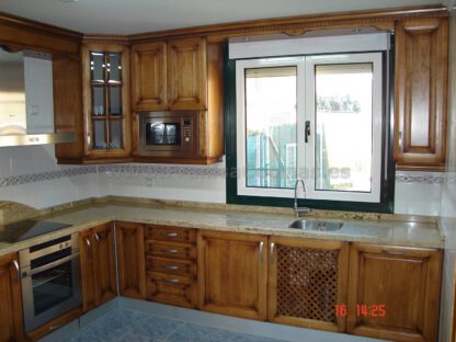 Muebles de cocina madera de fresno