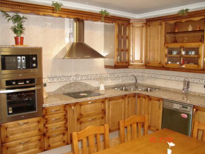 Muebles de cocina de madera fresno - Imagen 6