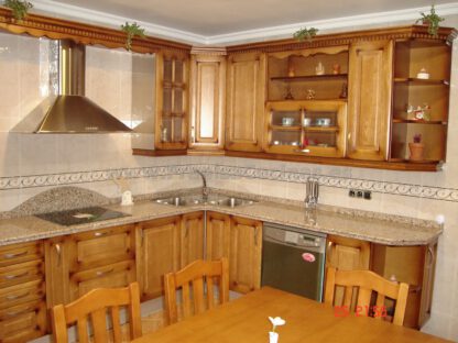 Muebles de cocina de madera fresno - Imagen 7