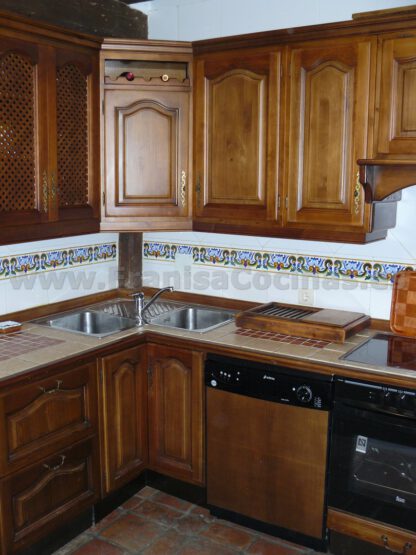 Muebles de cocina rústica madera pino - Imagen 3