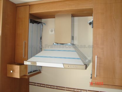 Muebles de cocina polilaminada maple oscuro - Imagen 12