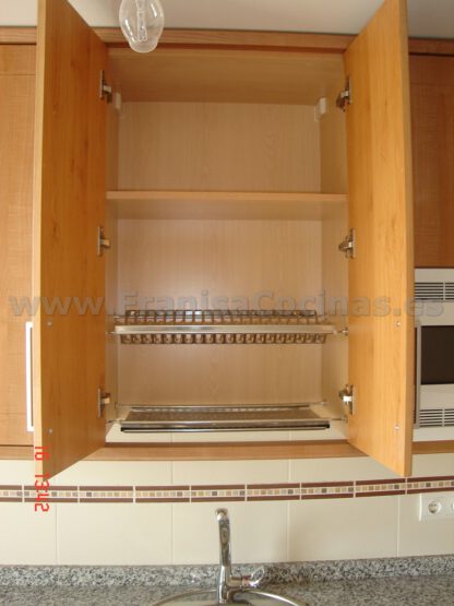 Muebles de cocina polilaminada maple oscuro - Imagen 15