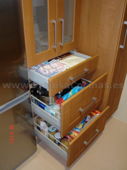 Muebles de cocina polilaminado cerezo - Imagen 16