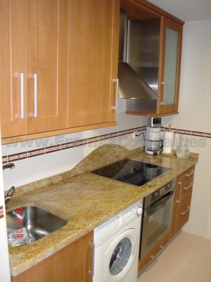 Muebles de cocina polilaminado cerezo