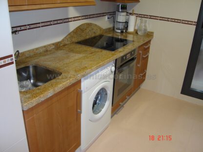 Muebles de cocina polilaminado cerezo - Imagen 4