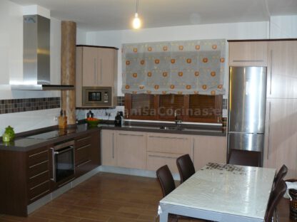Muebles de cocina tablero marino wengue y roble pr - Imagen 12