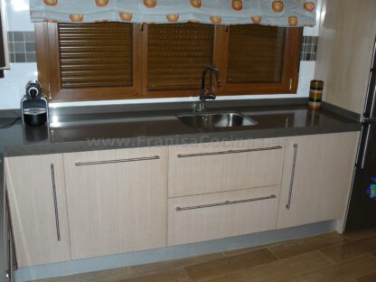 Muebles de cocina tablero marino wengue y roble pr - Imagen 13