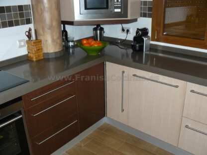 Muebles de cocina tablero marino wengue y roble pr - Imagen 16