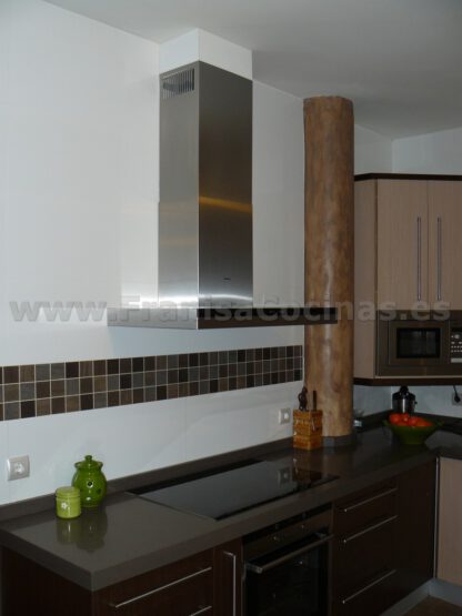 Muebles de cocina tablero marino wengue y roble pr - Imagen 6