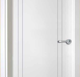 Puerta de interior lacada blanca Modelo: VL2