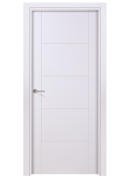 Puerta interior lacada blanca Modelo: VP5