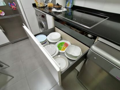 Muebles de cocina blanco alto brillo - Imagen 13