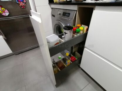 Muebles de cocina blanco alto brillo - Imagen 10