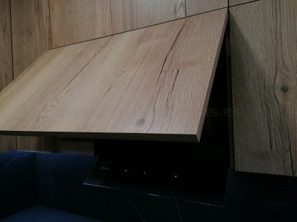 Cocina en negro mate y Roble Halifax: Elegancia y funcionalidad. Descubre la cocina de tus sueños - Imagen 7
