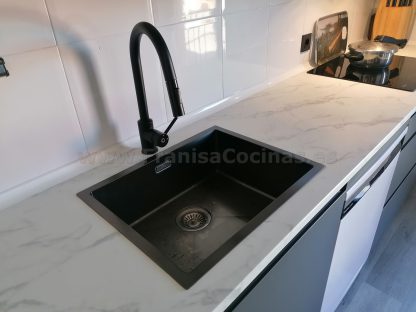 Cocinas Modernas a Medida: Gris Antracita Mate Antihuellas y Acabados Premium - Imagen 112
