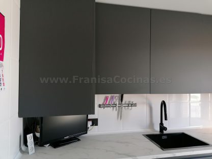 Cocinas Modernas a Medida: Gris Antracita Mate Antihuellas y Acabados Premium - Imagen 16