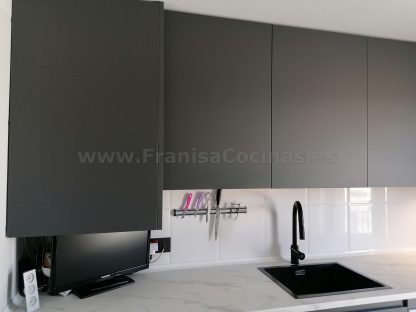 Cocinas Modernas a Medida: Gris Antracita Mate Antihuellas y Acabados Premium - Imagen 18